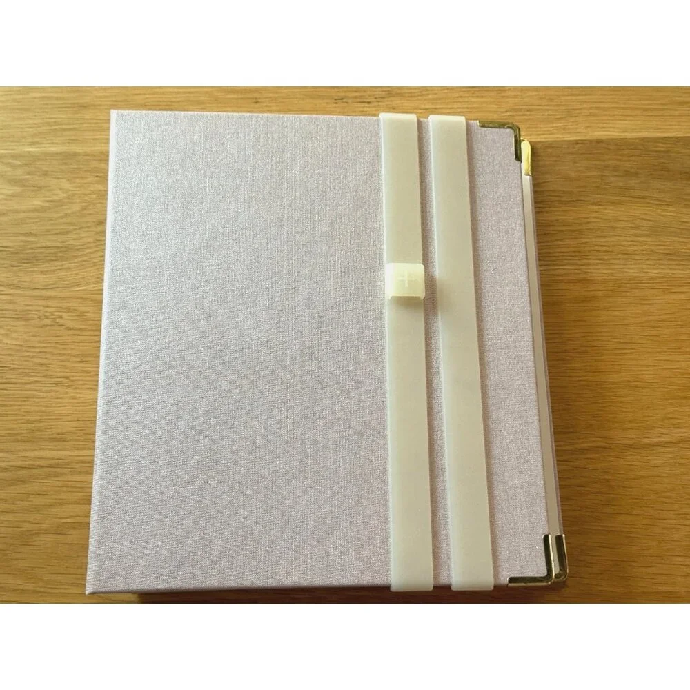 Russell + Hazel Bookcloth Mini 3 Ring Binder + Inserts, Peony